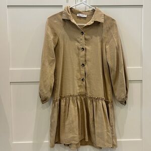 Zara Tan Kids Casual Dress
